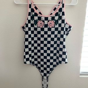 Vans flower body suit